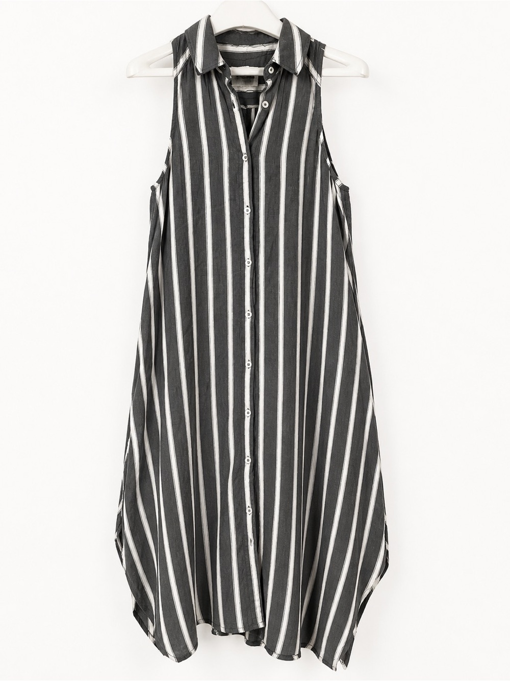 Anthro Holding Horses Stripe Swing Dress Sleeveless Petite 2P